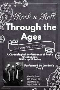 The 3 Performs Rock n Roll Through the Ages