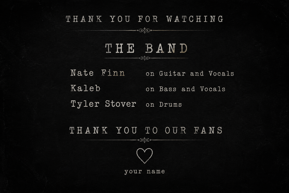 The Credits Roll Package