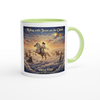 Riding with Jesus on The Clouds - Ceramic Mug