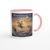 Riding with Jesus on The Clouds - Ceramic Mug
