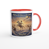 Riding with Jesus on The Clouds - Ceramic Mug