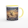 Riding with Jesus on The Clouds - Ceramic Mug