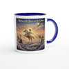 Riding with Jesus on The Clouds - Ceramic Mug