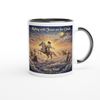 Riding with Jesus on The Clouds - Ceramic Mug