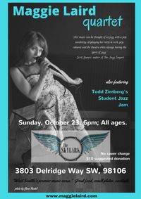 Maggie and band at the Skylark Cafe