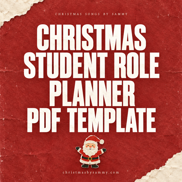 Christmas Student Role Planner