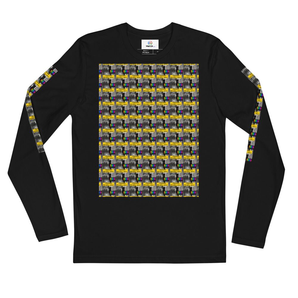 FREEdaSiLENT1z Long Sleeve Shirt (CheckerBoard Black Pattern)