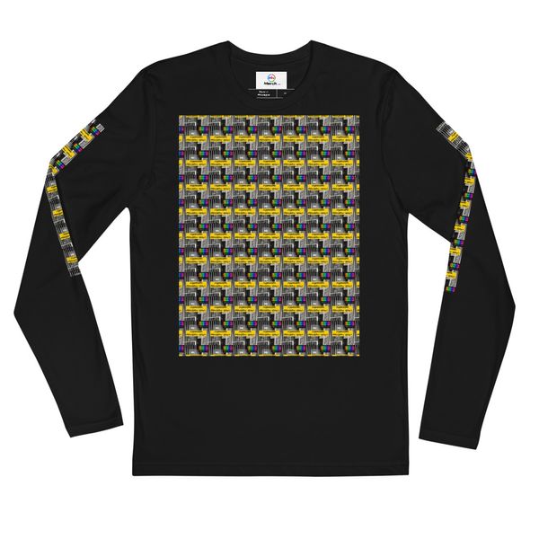 FREEdaSiLENT1z Long Sleeve Shirt (CheckerBoard Black Pattern)