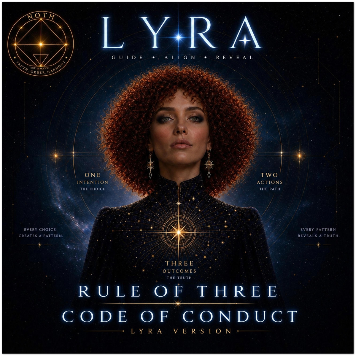 Rule Of Three / Code Of Conduct(Lyra Version) - Fine Art Poster