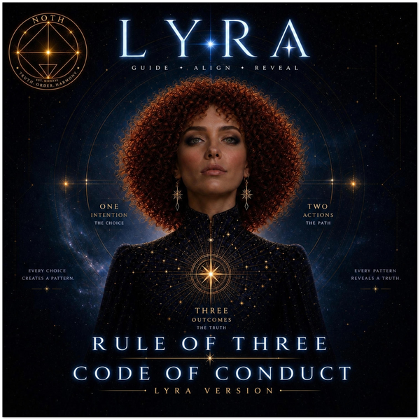 Rule Of Three / Code Of Conduct(Lyra Version) - Fine Art Poster