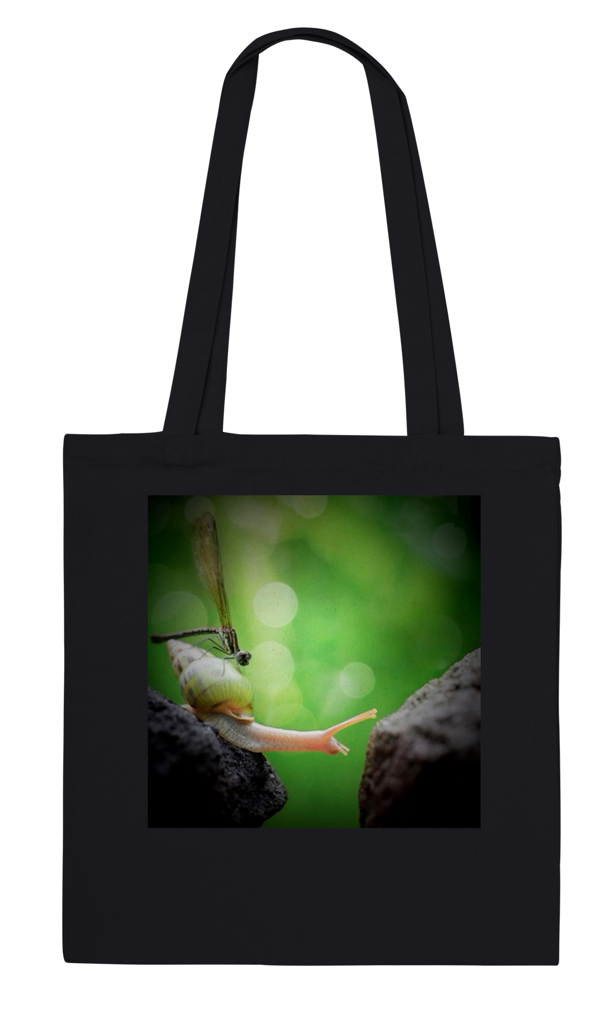 かたつむり, とんぼ, かめ の ともだち (snail, dragonfly and turtle friends) - Tote bag