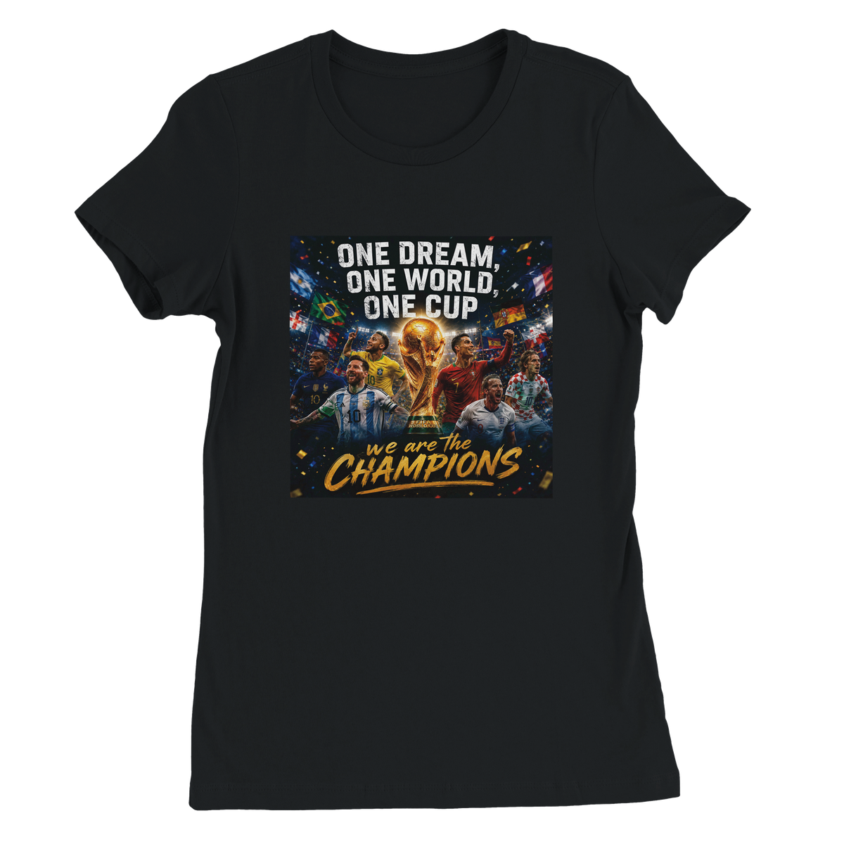 ONE WORLD ONE DREAM - Women’s Cut T-Shirt