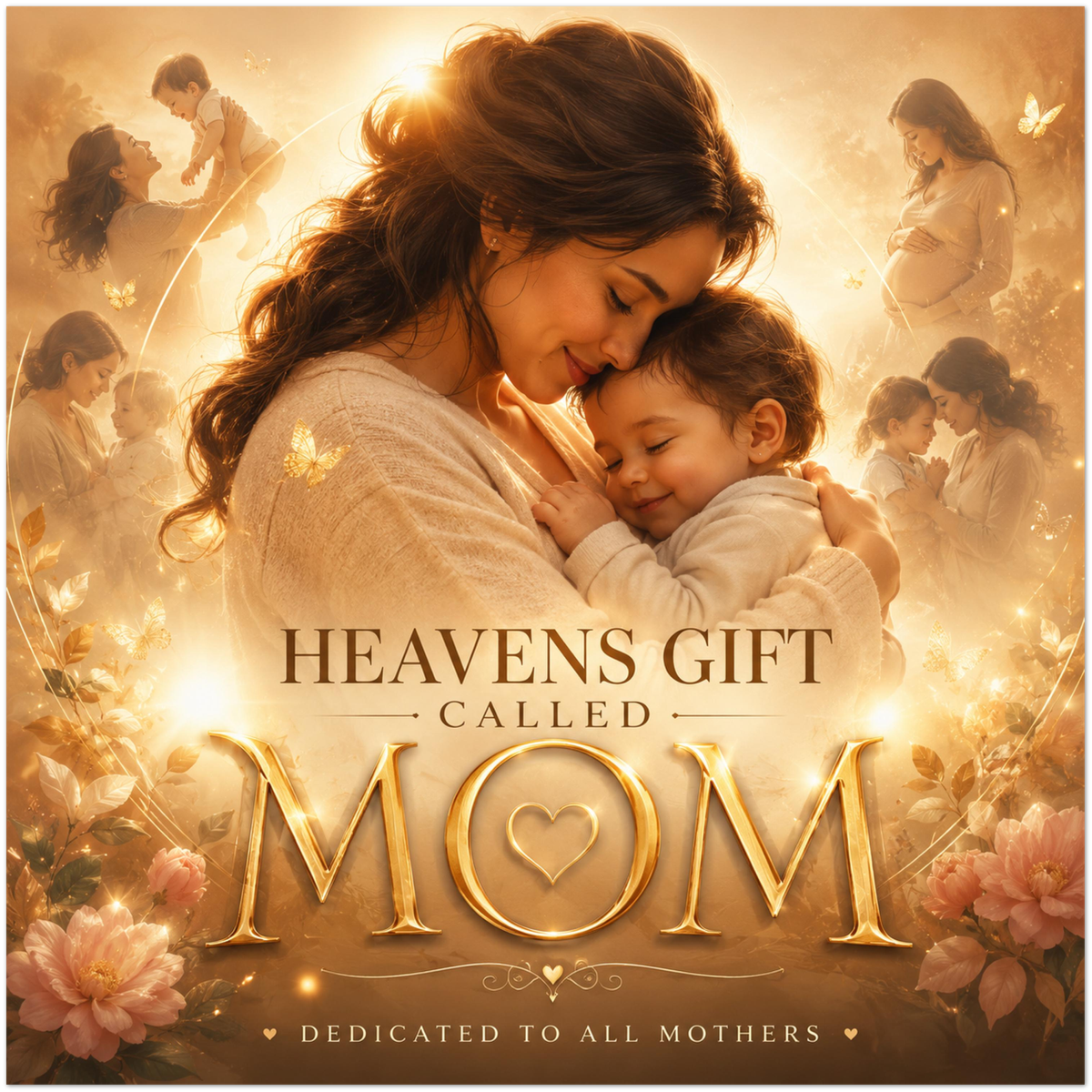 HEAVENS GIFT CALLED MOM - Fine Art Poster