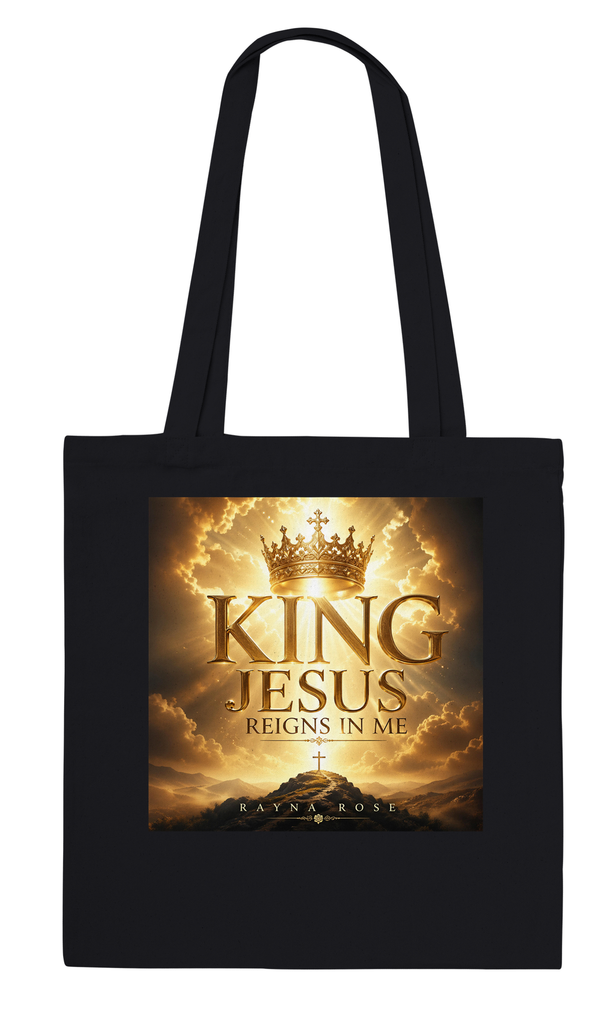 King Jesus reigns in me - Tote bag