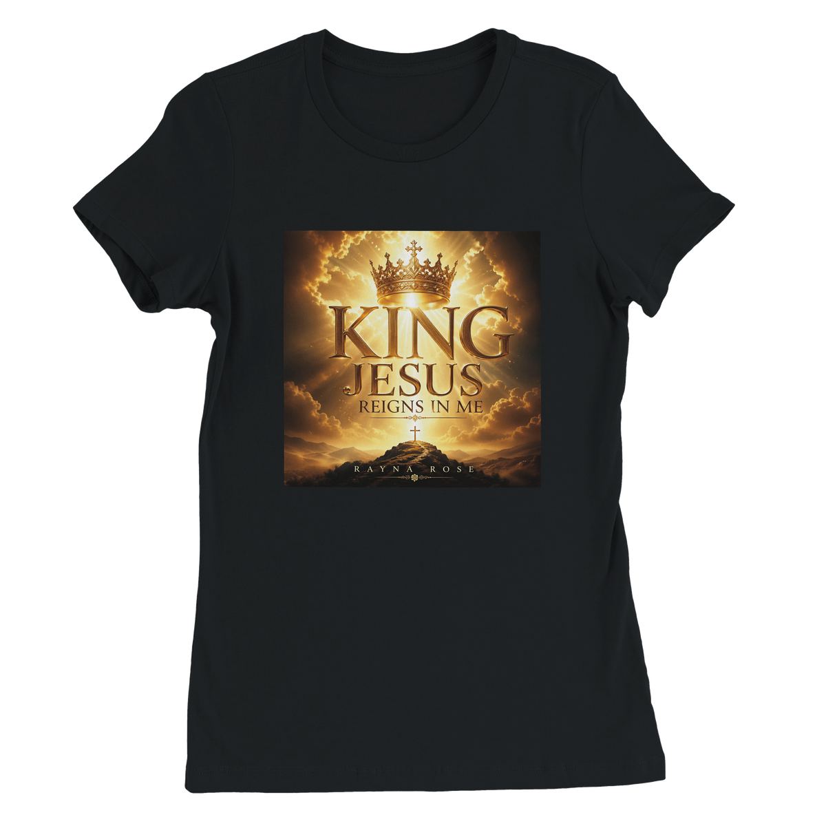 King Jesus reigns in me - Women’s Cut T-Shirt