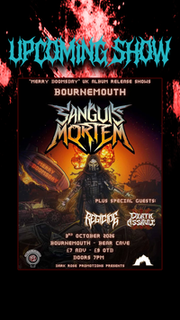 Sanguis Mortem "Merry Doomsday" Album Release Tour W/ Regicide, DeathAssault