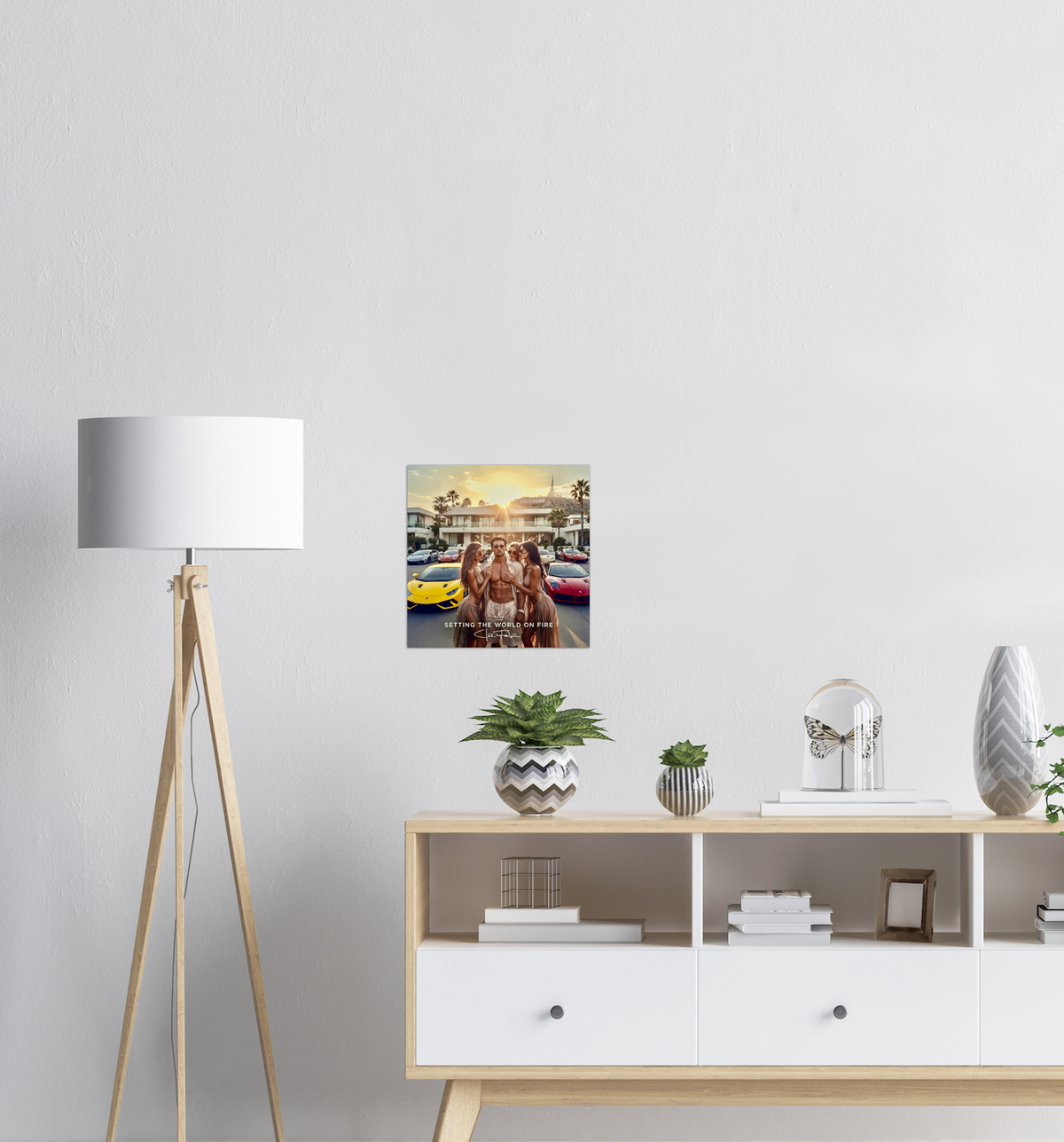 SETTING THE WORLD ON FIRE - Fine Art Poster