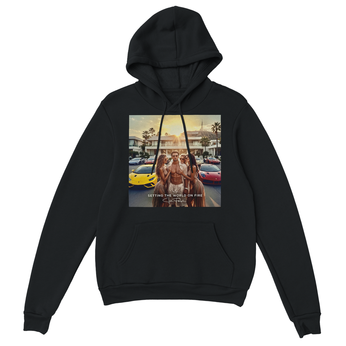 SETTING THE WORLD ON FIRE - Classic Unisex Pullover Hoodie