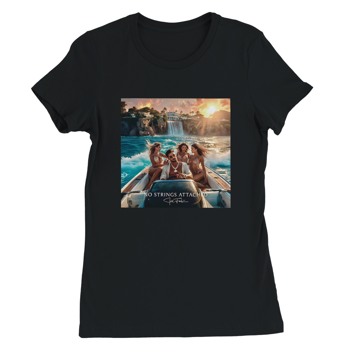 NO STRINGS ATTACHED - Women’s Cut T-Shirt