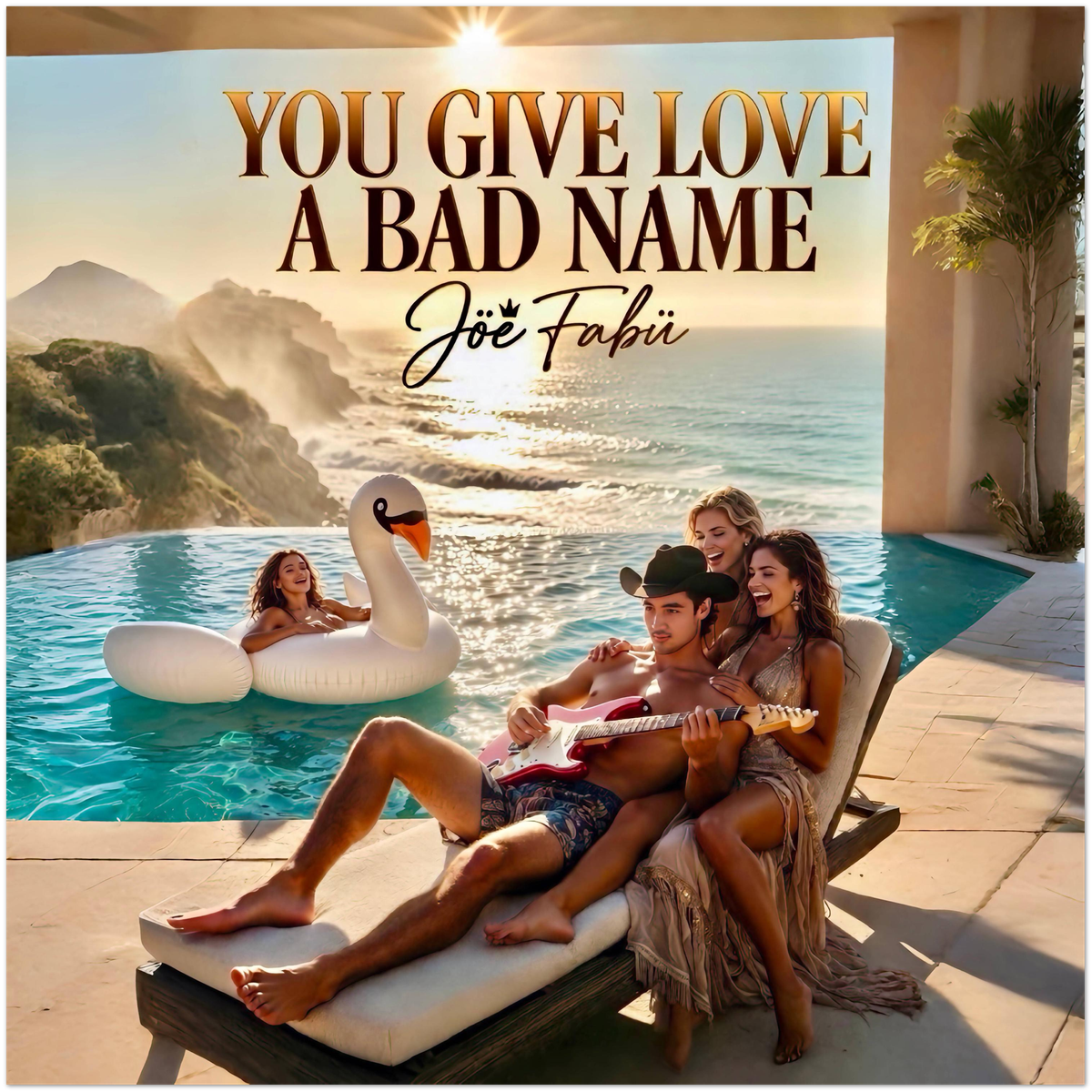 YOU GIVE LOVE A BAD NAME - Fine Art Poster