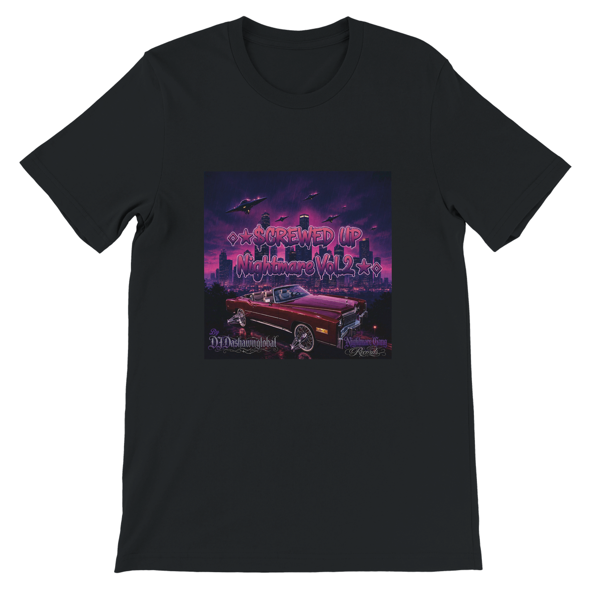 SCREWED UP NIGHTMARE, Vol. 2 by DJDashawnglobal - Unisex T-Shirt