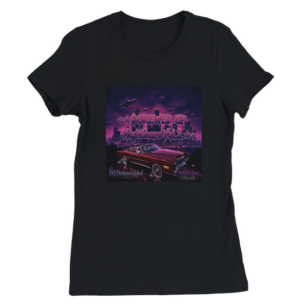 SCREWED UP NIGHTMARE, Vol. 2 by DJDashawnglobal - Women’s Cut T-Shirt