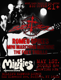 Milkie's Presents: The Foxy Thrills MR With Bastard, Romeo Spikes And Mini Marching Machine