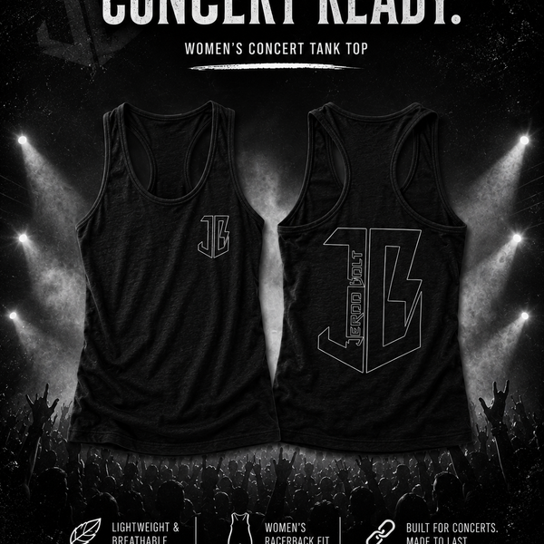 Women's Black JB Racerback Tank