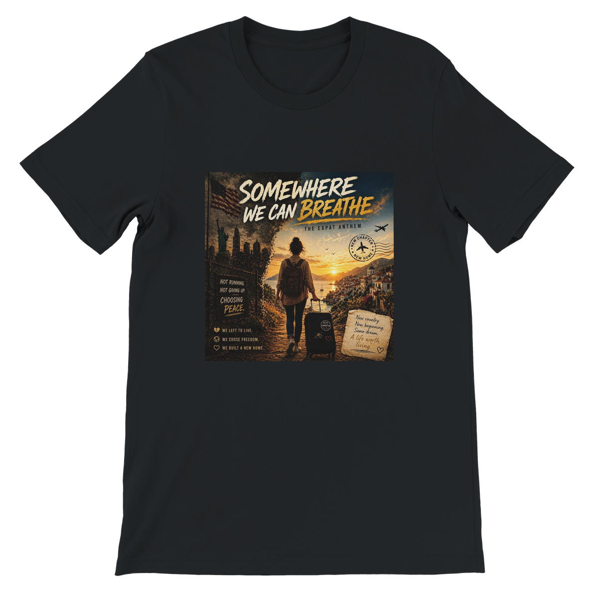 Somewhere We Can Breathe - Unisex T-Shirt