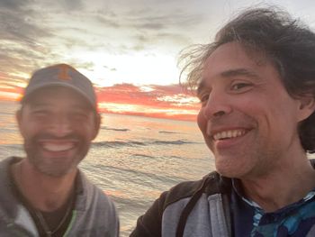Stephen and I relaxing
