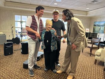 Meeting Rock Legend, Brenda Lee ("Rockin' Around the Christmas Tree")
