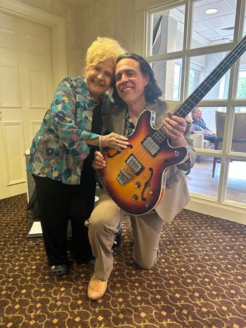 I asked Brenda Lee to put some early rock energy into my bass!
