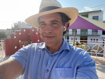 The rooftop apartment I had in Melaque, Mexico
