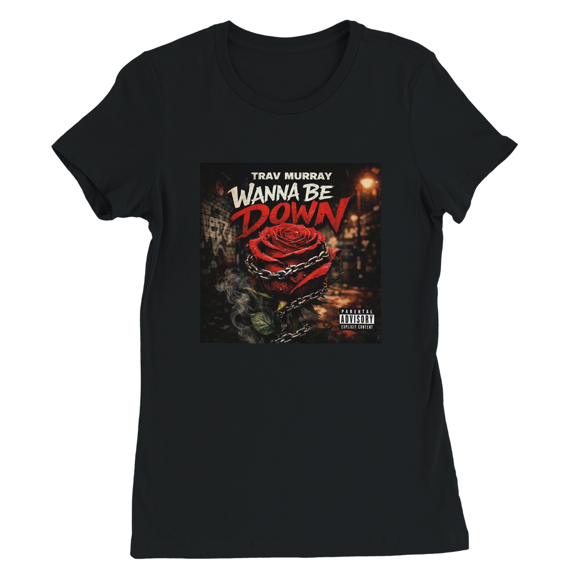 Wanna Be Down (feat. Malik Shore) - Women’s Cut T-Shirt