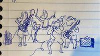 Waterbug live at ADULT RECESS, note DATE HAS CHANGED 