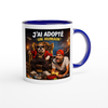 J'ai adopté un humain - Ceramic Mug