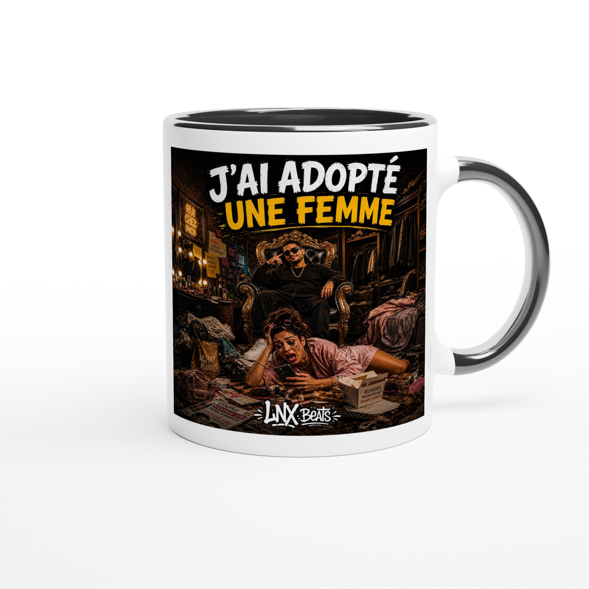 J'ai adopté une femme - Ceramic Mug
