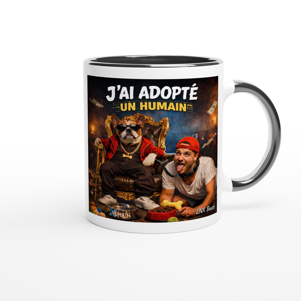 J'ai adopté un humain - Ceramic Mug