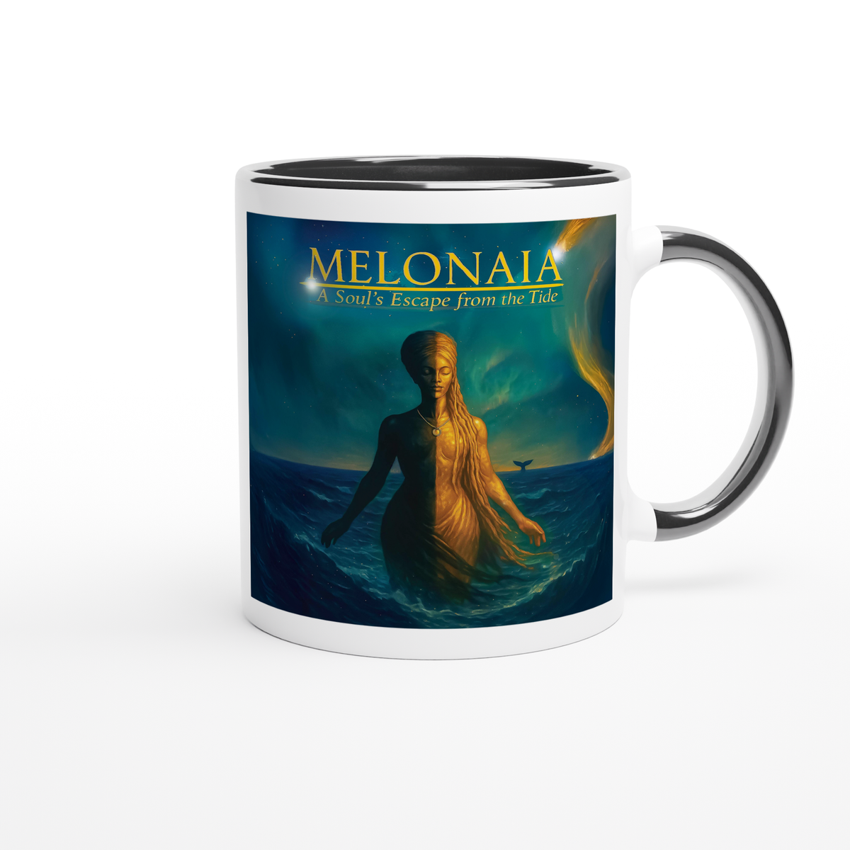 Melonaia- A Soul's Escape From The Tide - Ceramic Mug