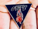 Red Rose On Fire - Enamel Pin
