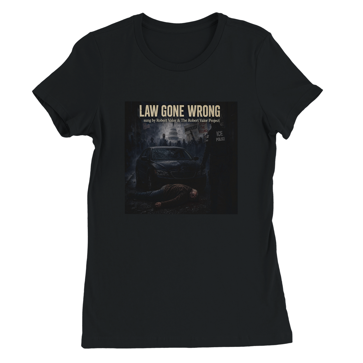 LAW GONE WRONG - Women’s Cut T-Shirt