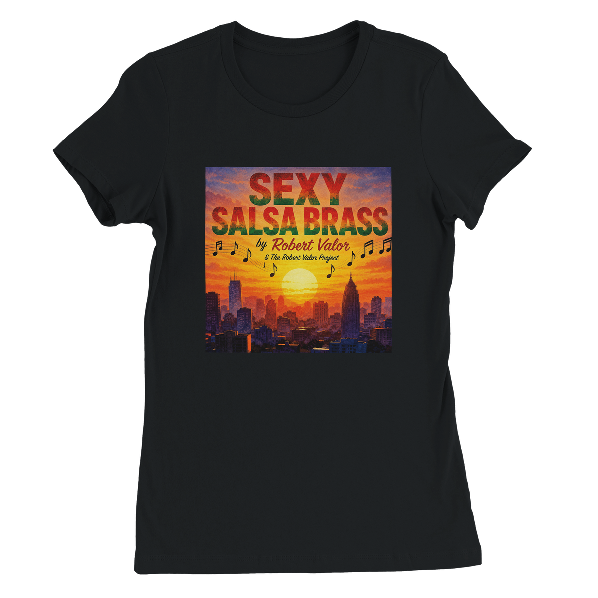 SEXY SALSA BRASS - Women’s Cut T-Shirt