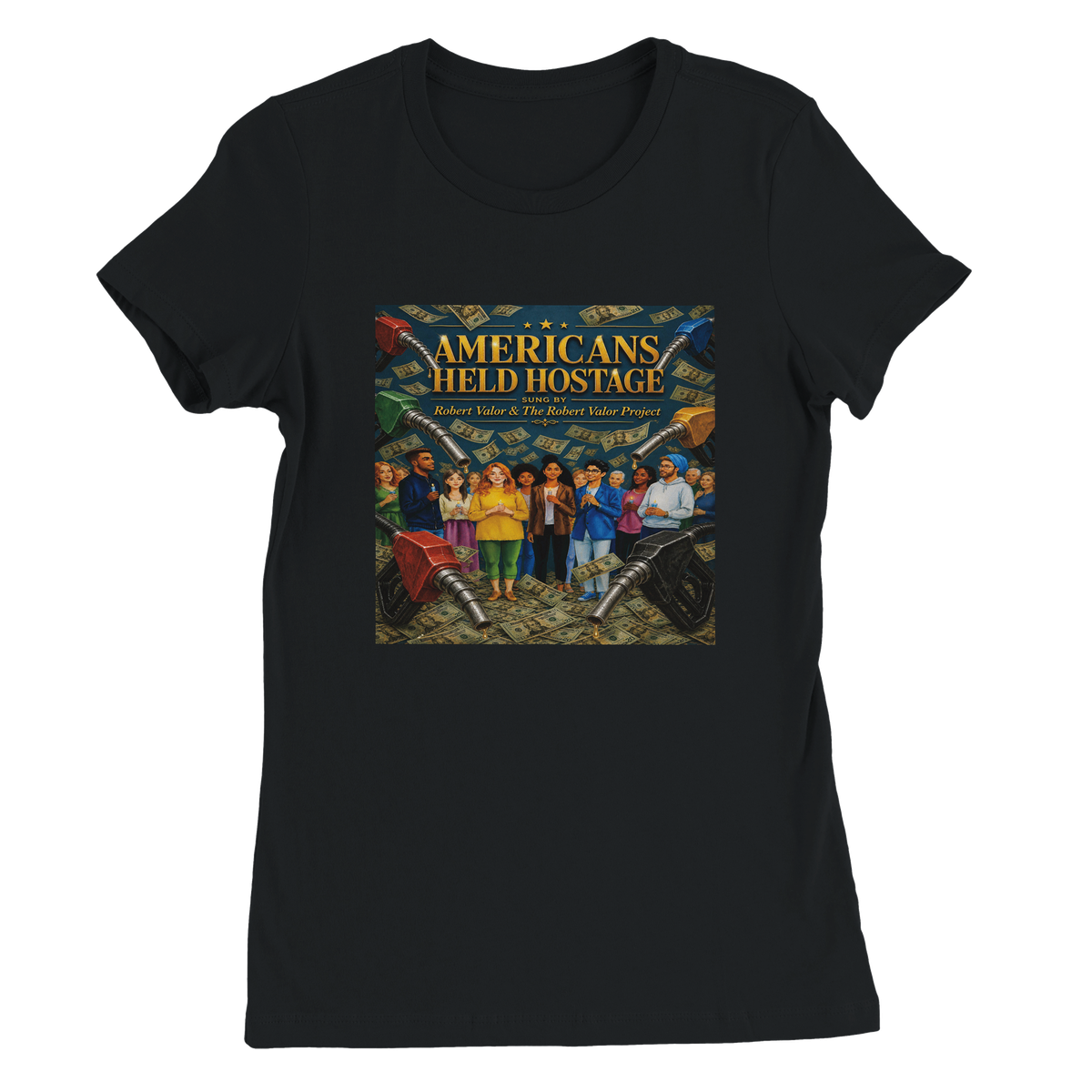 AMERICANS HELD HOSTAGE - Women’s Cut T-Shirt