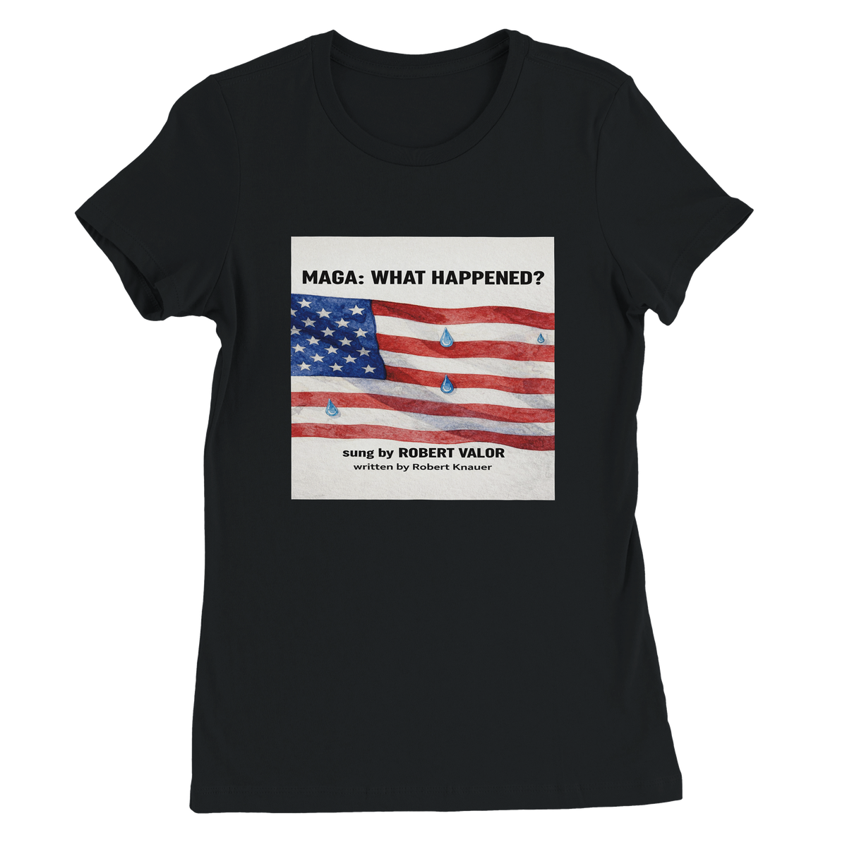MAGA WHAT HAPPENED - Women’s Cut T-Shirt