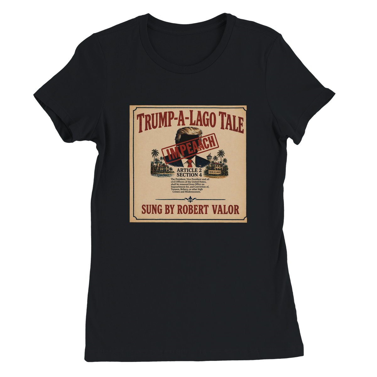 TRUMP-A-LAGO TALE - Women’s Cut T-Shirt