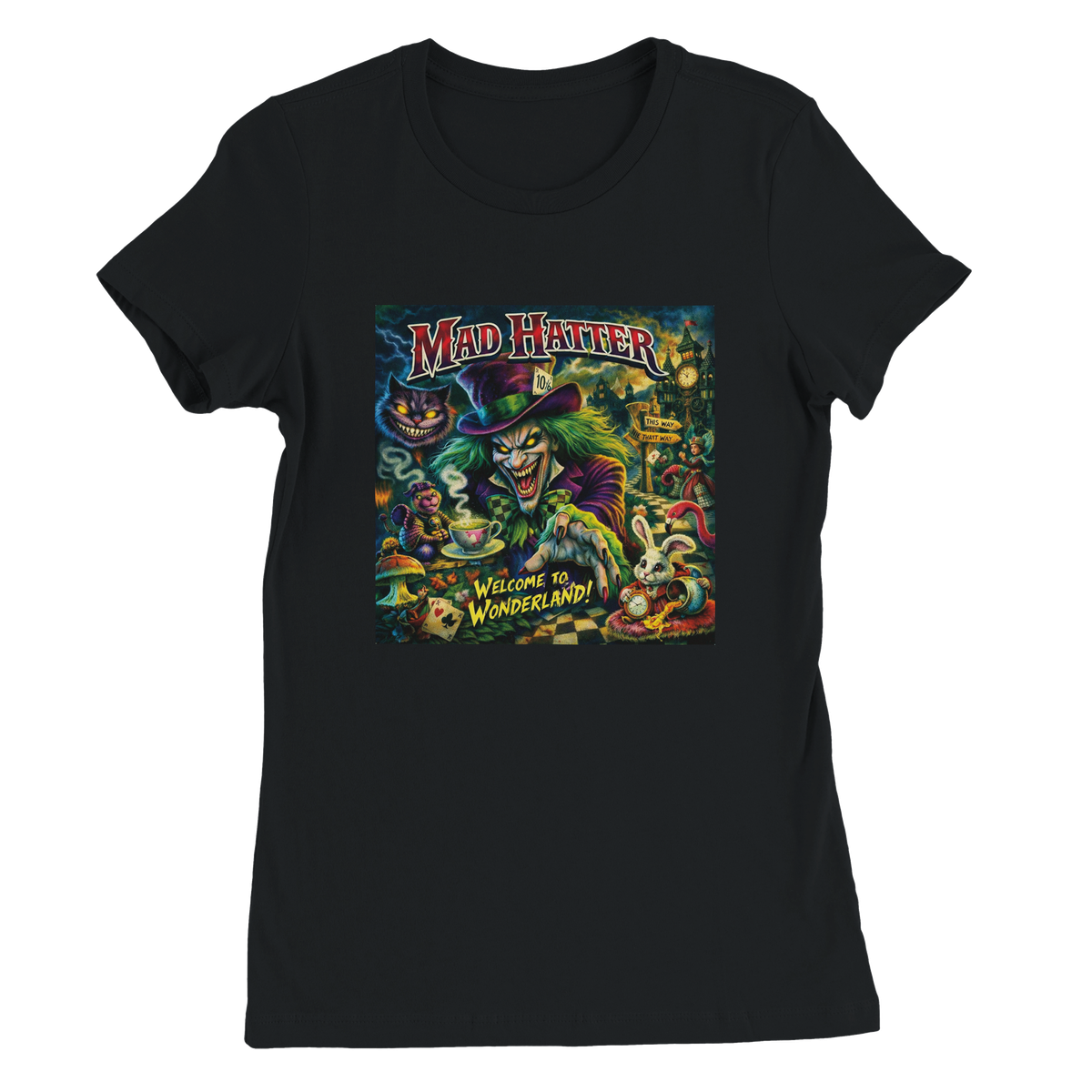 Welcome to Wonderland - Women’s Cut T-Shirt