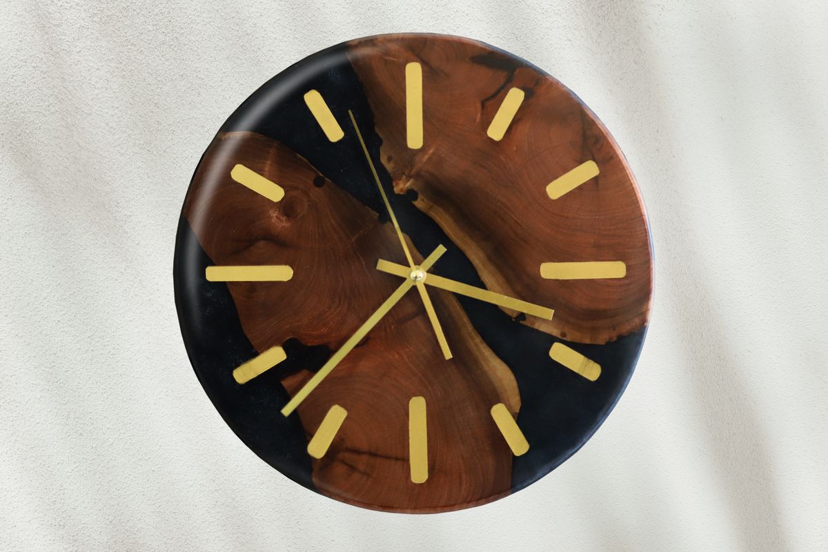African Gold - Wall Clock Decor