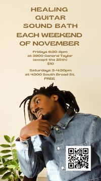 November Healing Guitar Sound Bath: SATURDAYS FOR FREE