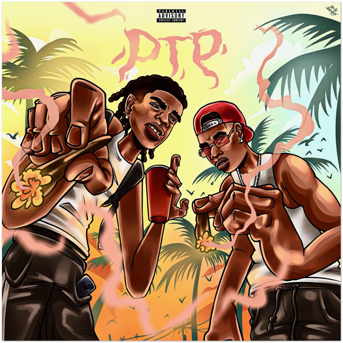 PTP (feat. Dee TopOpp) - Fine Art Poster