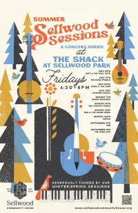 The Rose Pedals return to The Shack at Sellwood Park! 🌲 